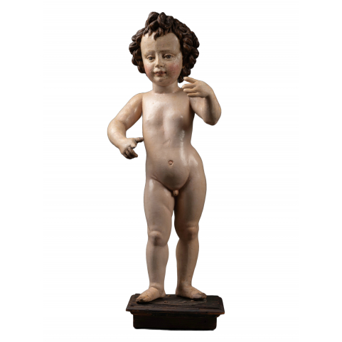 The Infant St John the Baptist, a 17th Century Sevillian school