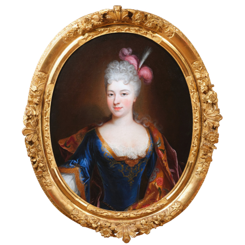 Portrait de la comtesse de Hombourg, atelier de Nicolas de Largilli&egrave;rre (1656-1746), d&eacute;but du XVIII&egrave;me si&egrave;cle