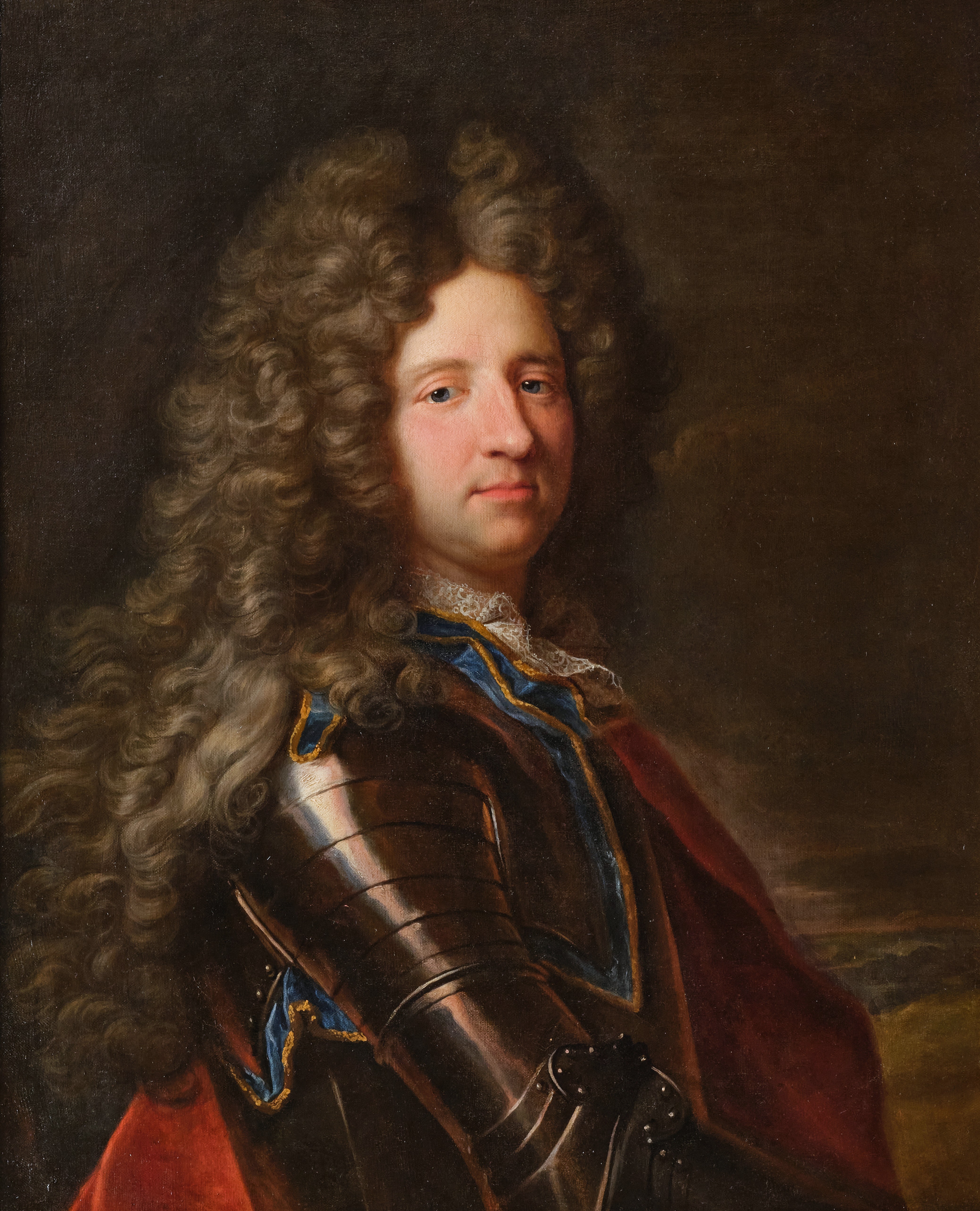 Portrait de Marc de Beauvau, prince de Craon Atelier d’Hyacinthe Rigaud (1659-1743), vers 1710, époque XVIIIème siècle Portrait de Marc de Beauvau, prince de Craon Atelier d’Hyacinthe Rigaud (1659-1743), vers 1710, époque XVIIIème siècle