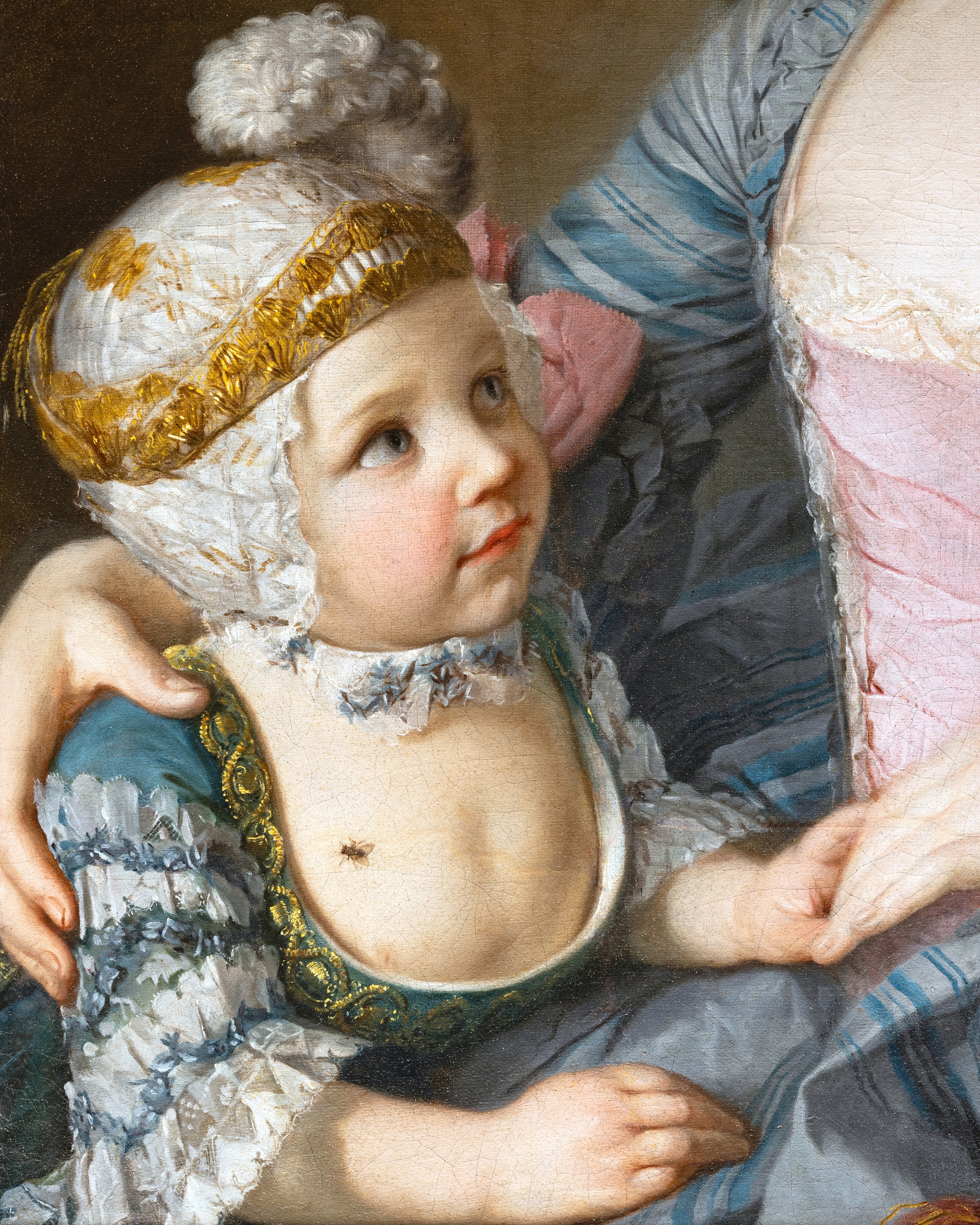 Portrait d&rsquo;une dame avec son fils, atelier de Fran&ccedil;ois Hubert Drouais, vers 1760, XVIIIeme