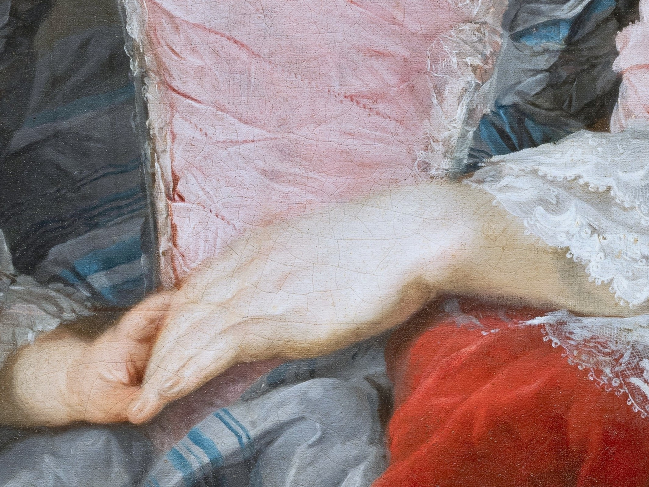 Portrait d&rsquo;une dame avec son fils, atelier de Fran&ccedil;ois Hubert Drouais, vers 1760, XVIIIeme