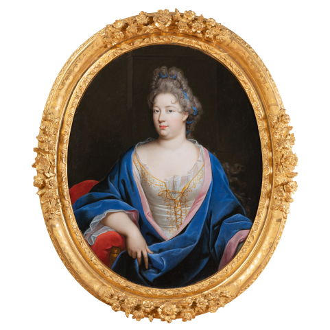 Portrait de femme - attribué à Nicolas Fouché (1653- 1733), école Française du XVIIème siècle