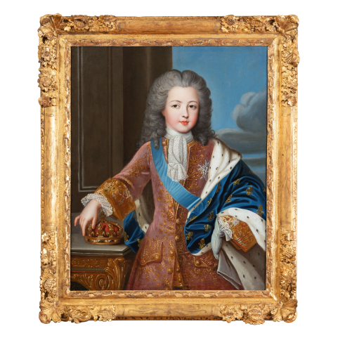 Portrait de Louis XV à l’âge de 10 ans, atelier de Pierre Gobert (1662-1744), école Française du XVIIIème siècle