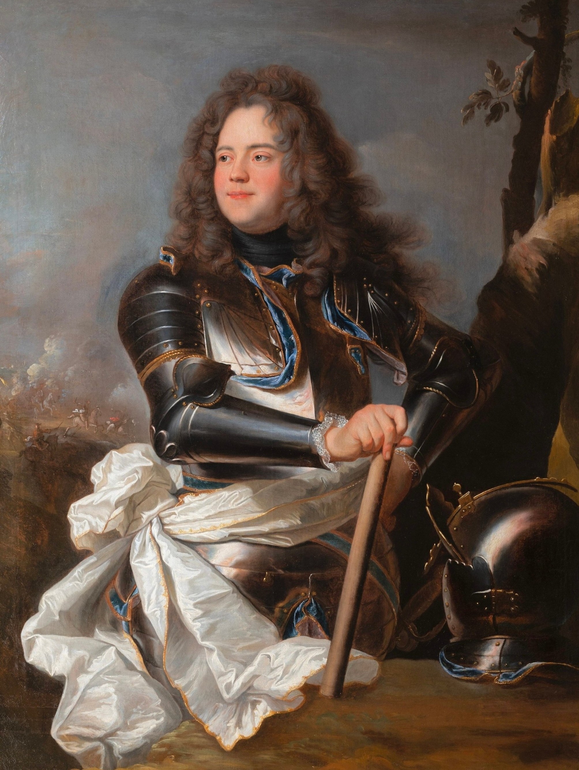 Portrait of Henri-Louis de la Tour d'Auvergne, Count of Evreux Studio of Hyacinthe Rigaud (1659-1743) 18th century French School, circa 1705