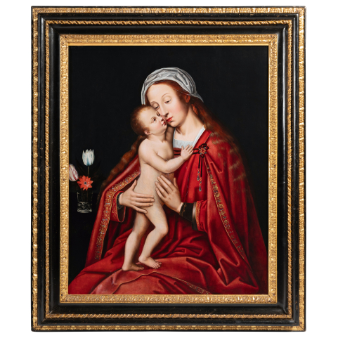 Virgin with Child, studio of Adriaen Isenbrant (1480–1551), Bruges, 16th century
