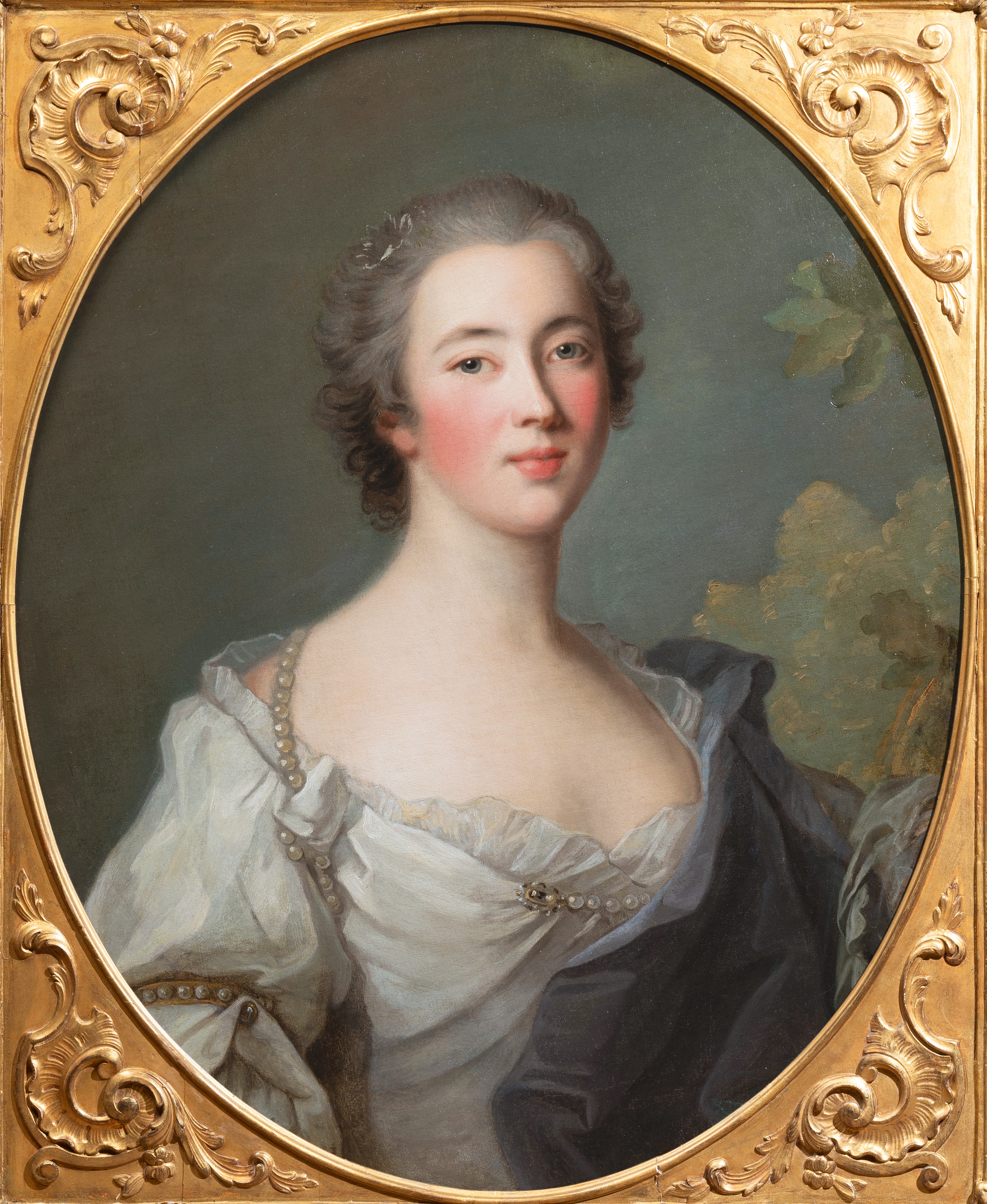 Hortense-Félicité de Mailly-Nesle, studio of Jean-Marc Nattier, Paris, circa 1740, 18th century Hortense-Félicité de Mailly-Nesle, studio of Jean-Marc Nattier, Paris, circa 1740, 18th century