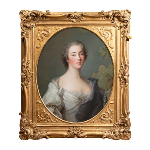Hortense-F&eacute;licit&eacute; de Mailly-Nesle, atelier de Jean-Marc Nattier, Paris, vers 1740, XVIII&egrave;me si&egrave;cle