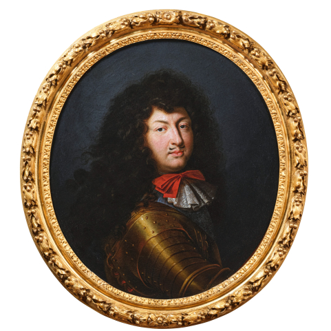 Portrait de Louis XIV - atelier de Pierre MIGNARD (1612-1695), Paris, XVII&egrave;me si&egrave;cle