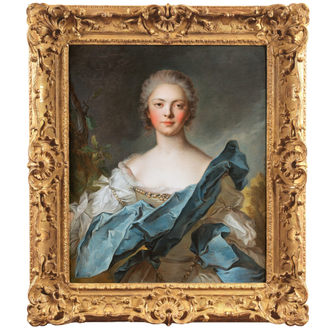 Princess of Soubise - Studio of Jean-Marc Nattier (1685 - 1766), mid 18th century French school