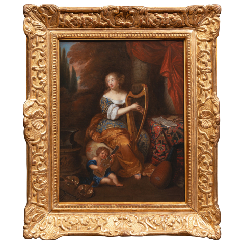 Portrait de la marquise de Montespan, atelier de Caspar Netscher, vers 1670, XVII&egrave;me si&egrave;cle