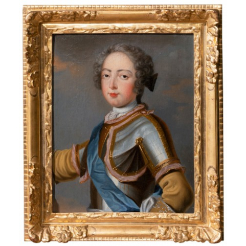 Portrait of young Louis XV, cercle of J. B. Van Loo circa 1730
