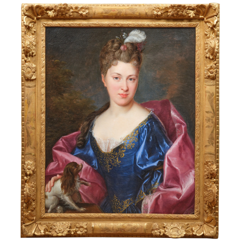 Portrait d&rsquo;une aristocrate, attribu&eacute; &agrave; Alexis Simon Belle (1674-1734), &eacute;cole fran&ccedil;aise du d&eacute;but du XVIII&egrave;me si&egrave;cle