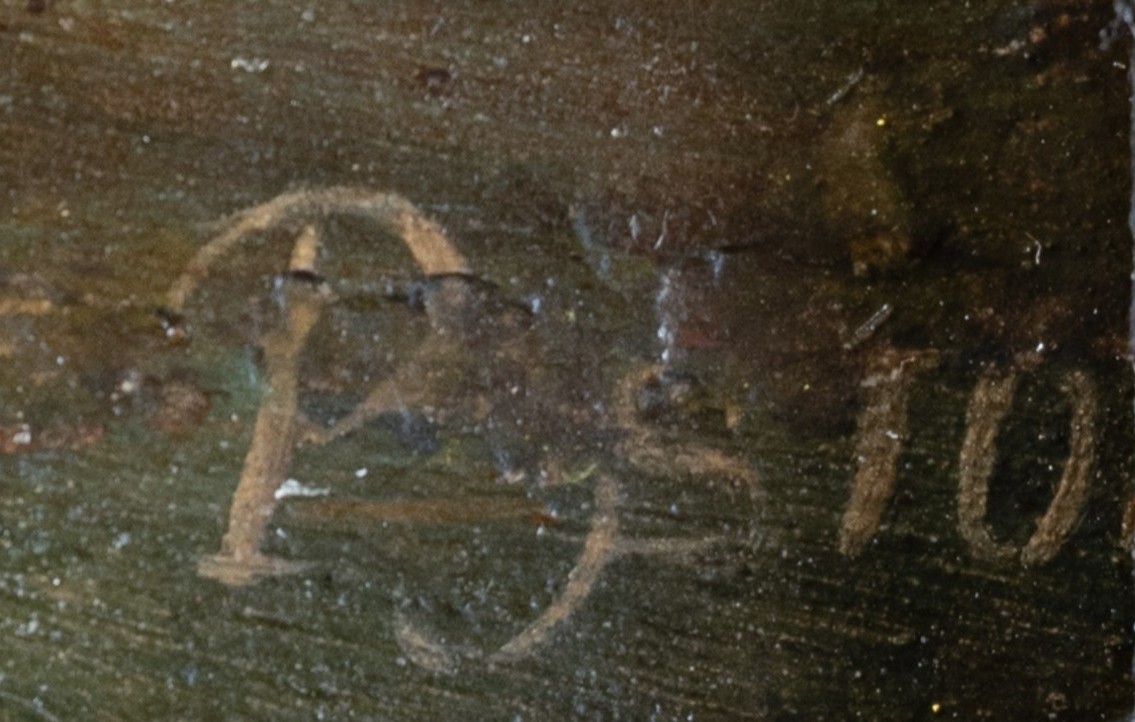 signature Peter Sion , oil on copper 17th Flemish school signature Peter Sion , oil on copper 17th Flemish school
