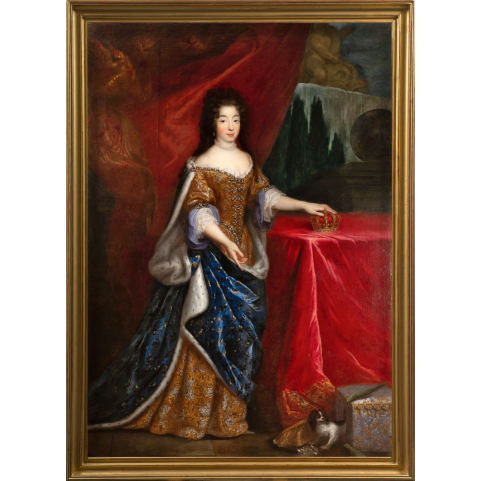 Large portrait of Marie-Anne-Victoire of Bavaria by François de Troy, circa 1685