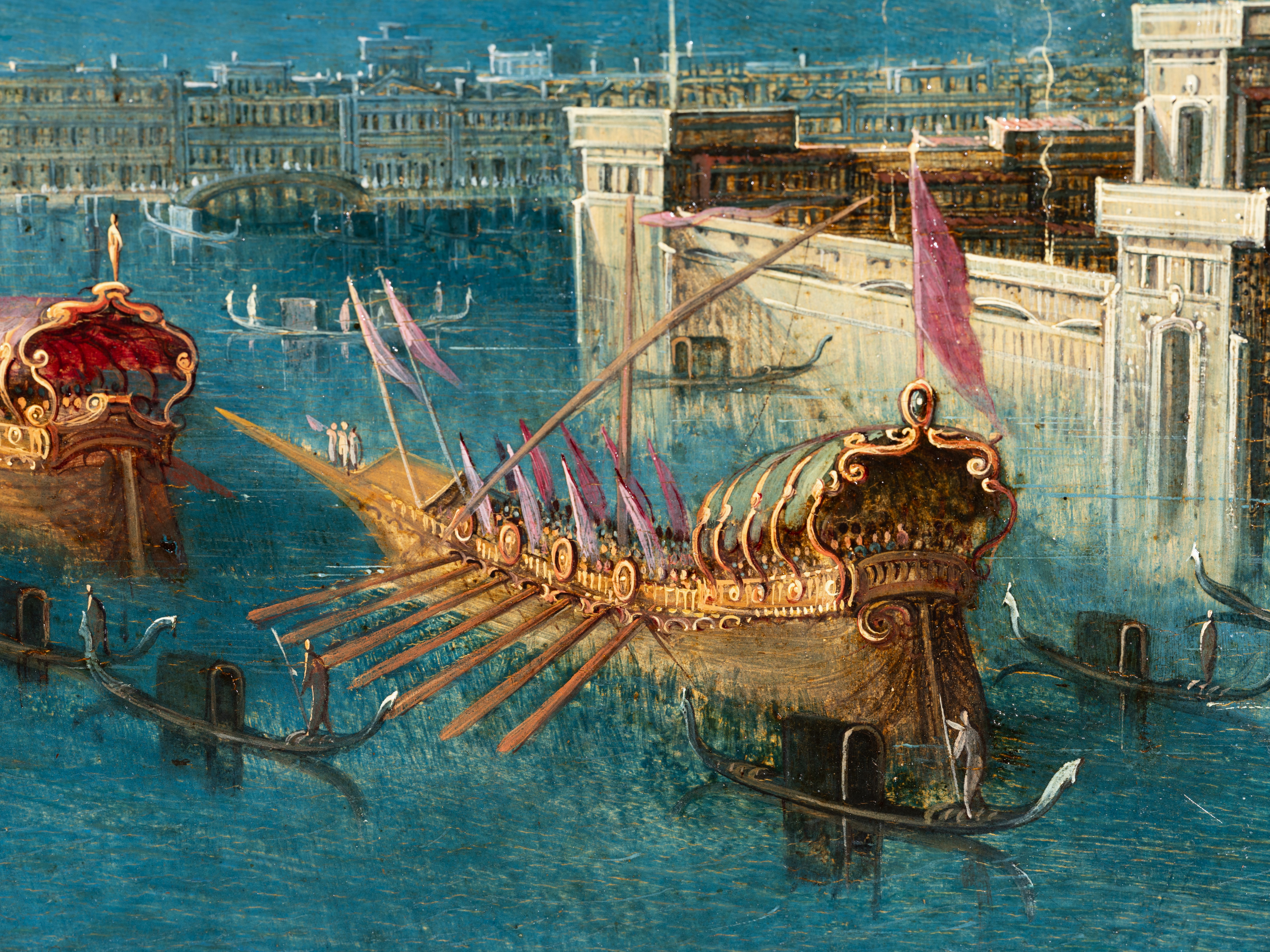 Louis de Caullery (1582-1621) Ecole Anversoise du début du XVIIème siècle a vue ue bassin de San Marco à Venise avec le « Bucentaure » le jour de la fête de l'Ascension, Louis de Caullery (1582-1621) Ecole Anversoise du début du XVIIème siècle