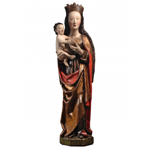 Virgin with child, Franconia, Germany, second half of 15th century