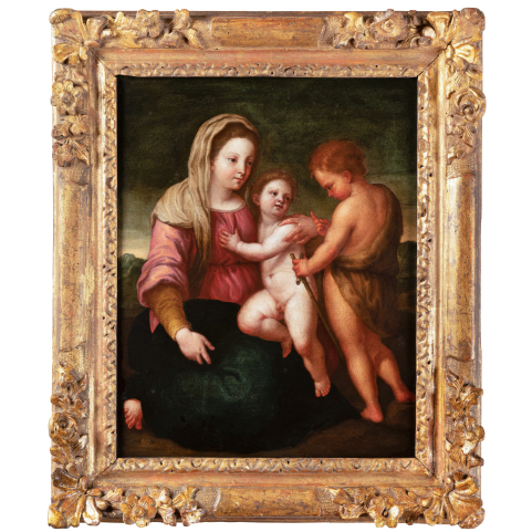Vierge à l'Enfant avec saint Jean, École Florentine du XVIème siècle